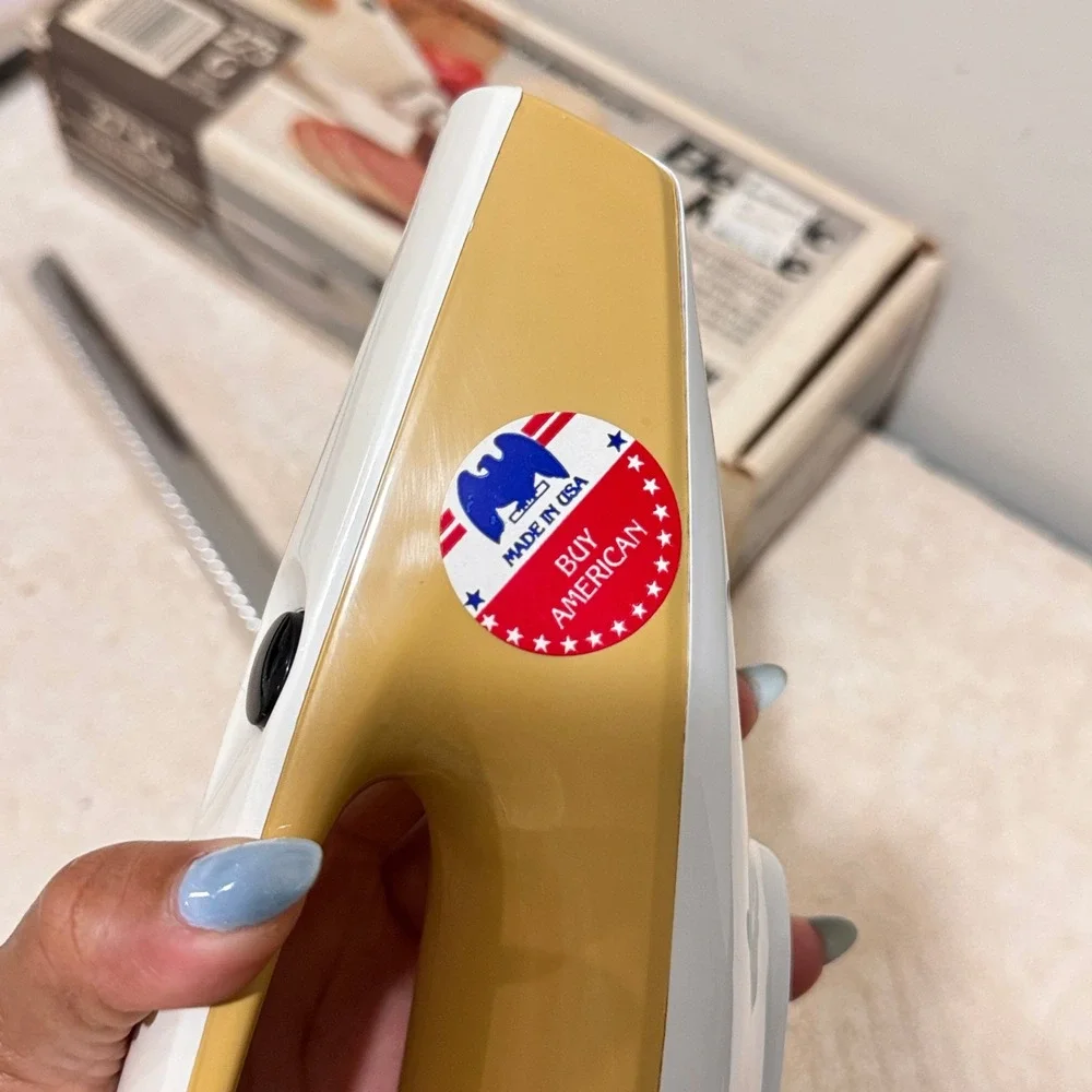 Vintage Hamilton Beach Scovill Electric Knife Model 275G Gold White Tested USA